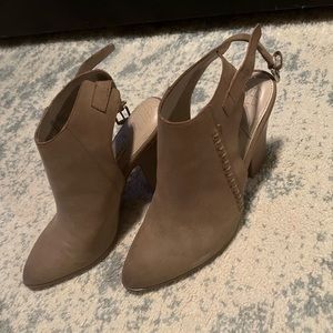 Tan booties